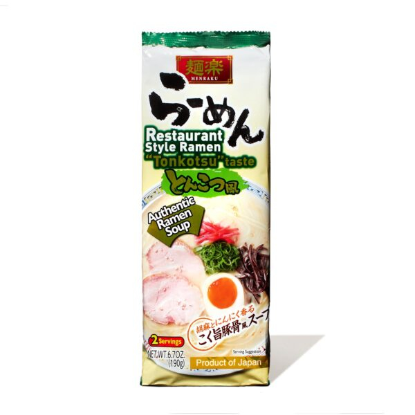 Hikari Menraku Ramen: White & Creamy Tonkotsu (2 Servings)