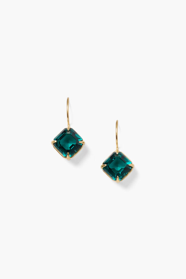 Lumi Drop Earrings Emerald