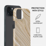 Full Glam - Beige iPhone 15 Case