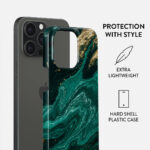 Emerald Pool - Elegant iPhone 15 Pro Case