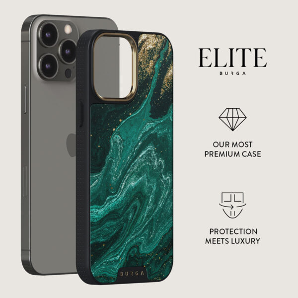 Emerald Pool - Elegant iPhone 15 Pro Case