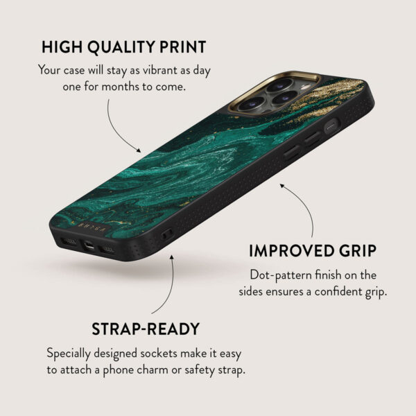 Emerald Pool - Elegant iPhone 15 Pro Max Case