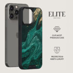 Emerald Pool - Elegant iPhone 15 Pro Case