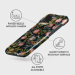 Bloomy Garden - Vintage iPhone 15 Case