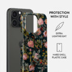 Bloomy Garden - Vintage iPhone 15 Pro Case