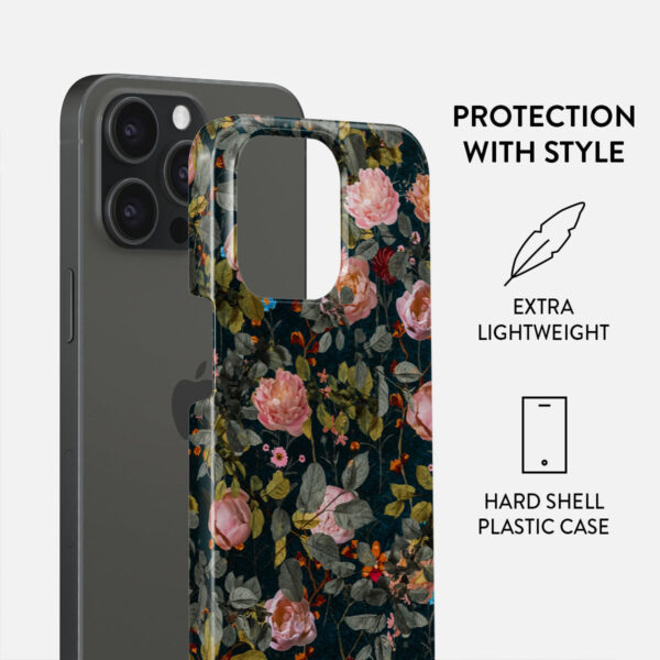 Bloomy Garden - Vintage iPhone 15 Pro Case