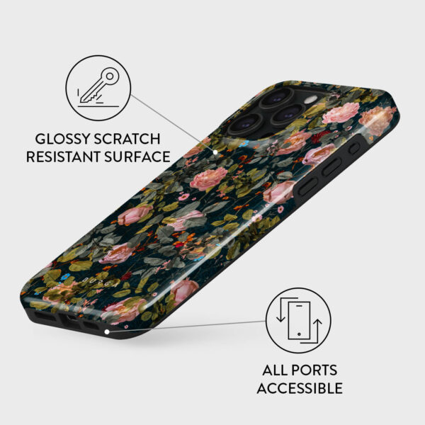 Bloomy Garden - Vintage iPhone 15 Pro Max Case