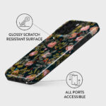 Bloomy Garden - Vintage iPhone 15 Pro Case