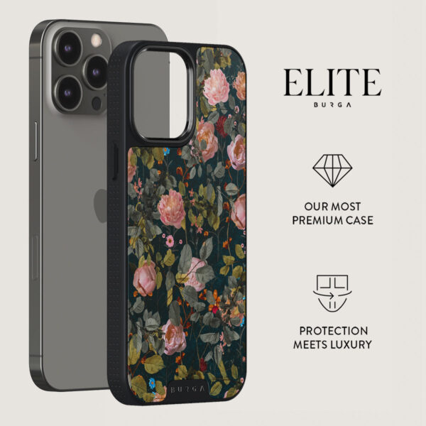 Bloomy Garden - Vintage iPhone 15 Pro Case