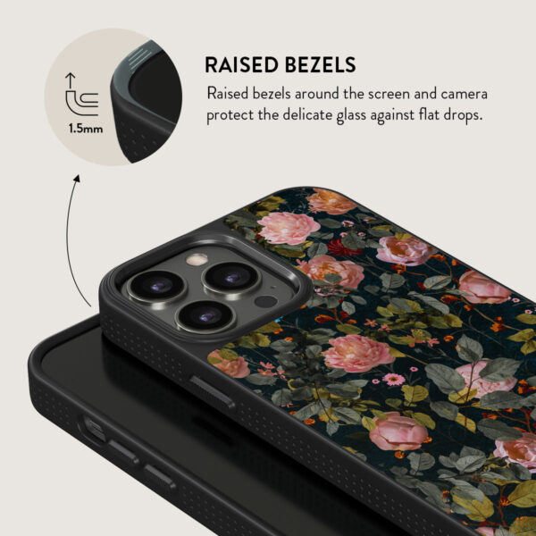 Bloomy Garden - Vintage iPhone 15 Pro Case