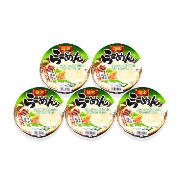 Hikari Menraku Ramen Bowl: Tonkotsu 5 Pack