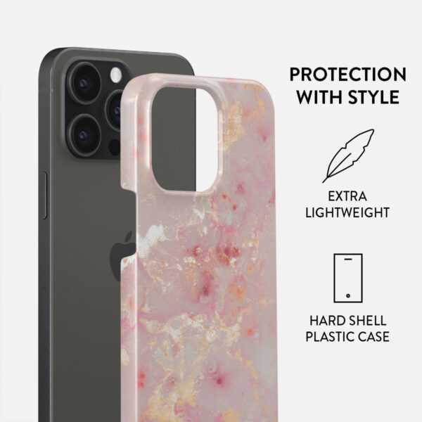 Golden Coral - Pink iPhone 15 Pro Max Case