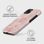 Golden Coral - Pink iPhone 15 Plus Case