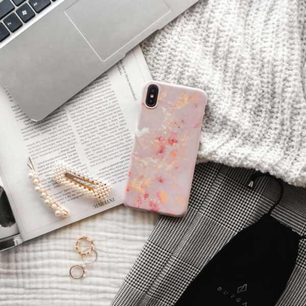 Golden Coral - Pink iPhone 14 Case