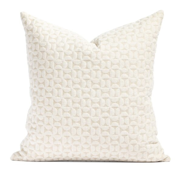 Bella 22x22 Pillow. Pearl