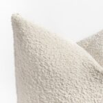 Cambie Boucle 22x22 Pillow. Chalk