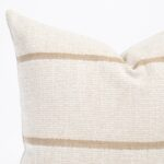 Carlin Stripe 22x22 Pillow. Amber