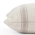 Theo Stripe 22x22 Pillow. Mauve